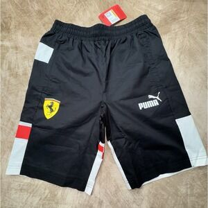 PUMA Men's Scuderia Ferrari Race SDS Woven Athletic Shorts Sportswear Small NWT